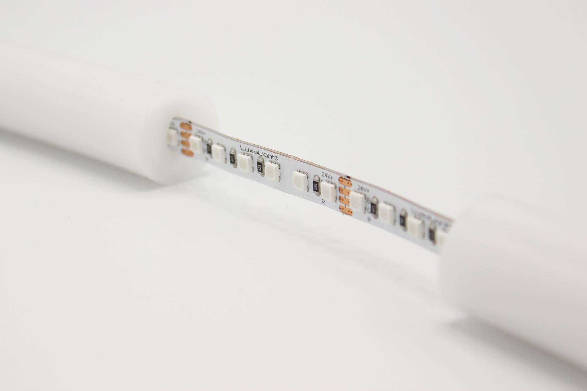 Silicone Extrusion Top View 20mm x 20mm 120° Hollow