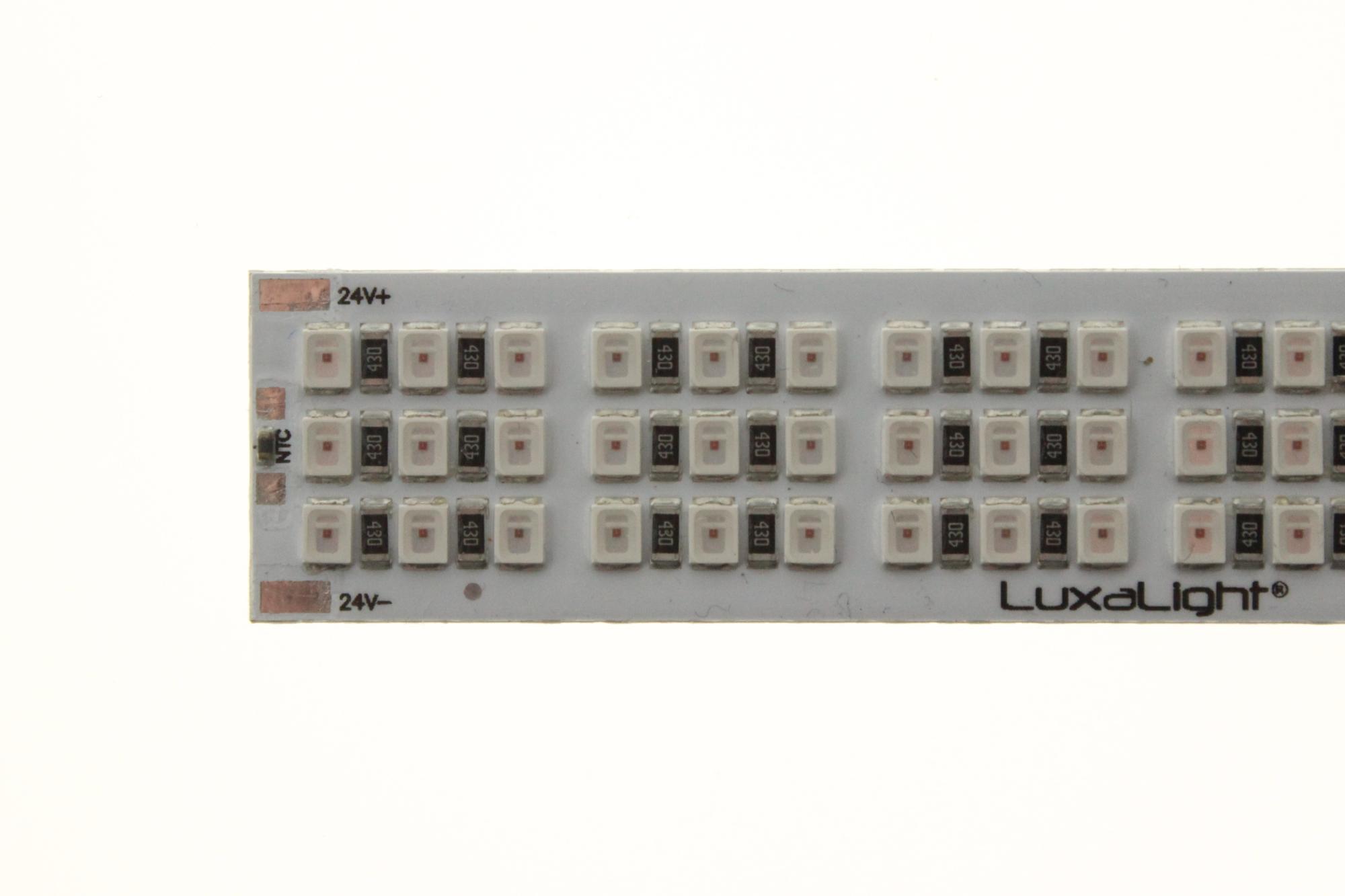 LuxaLight LED Engine Diep Rood 660nm Beschermd (24 Volt, 108 LEDs, 2835, IP64)