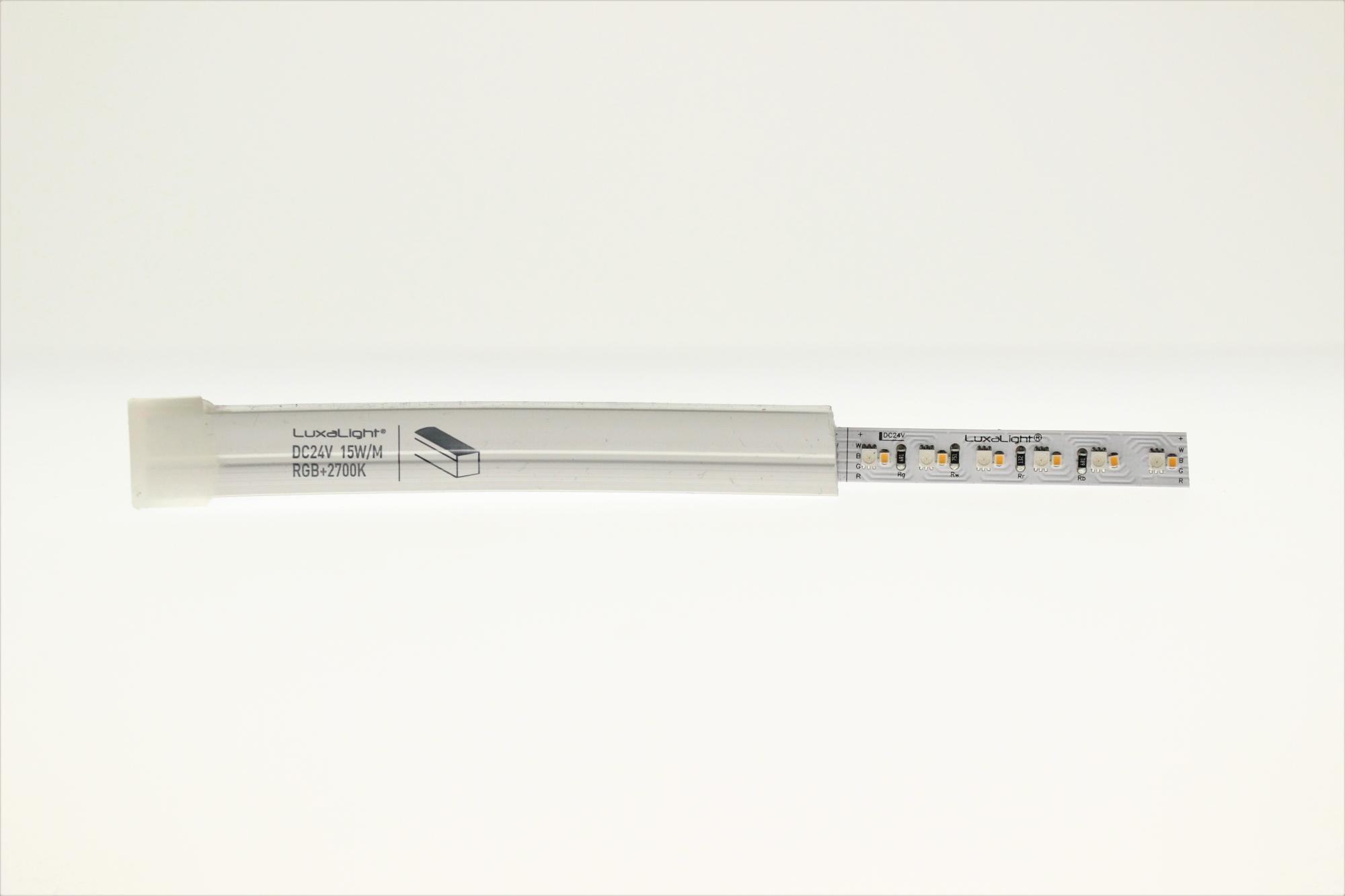 Silicone Extrusion Top View 20mm x 20mm 120° Hollow