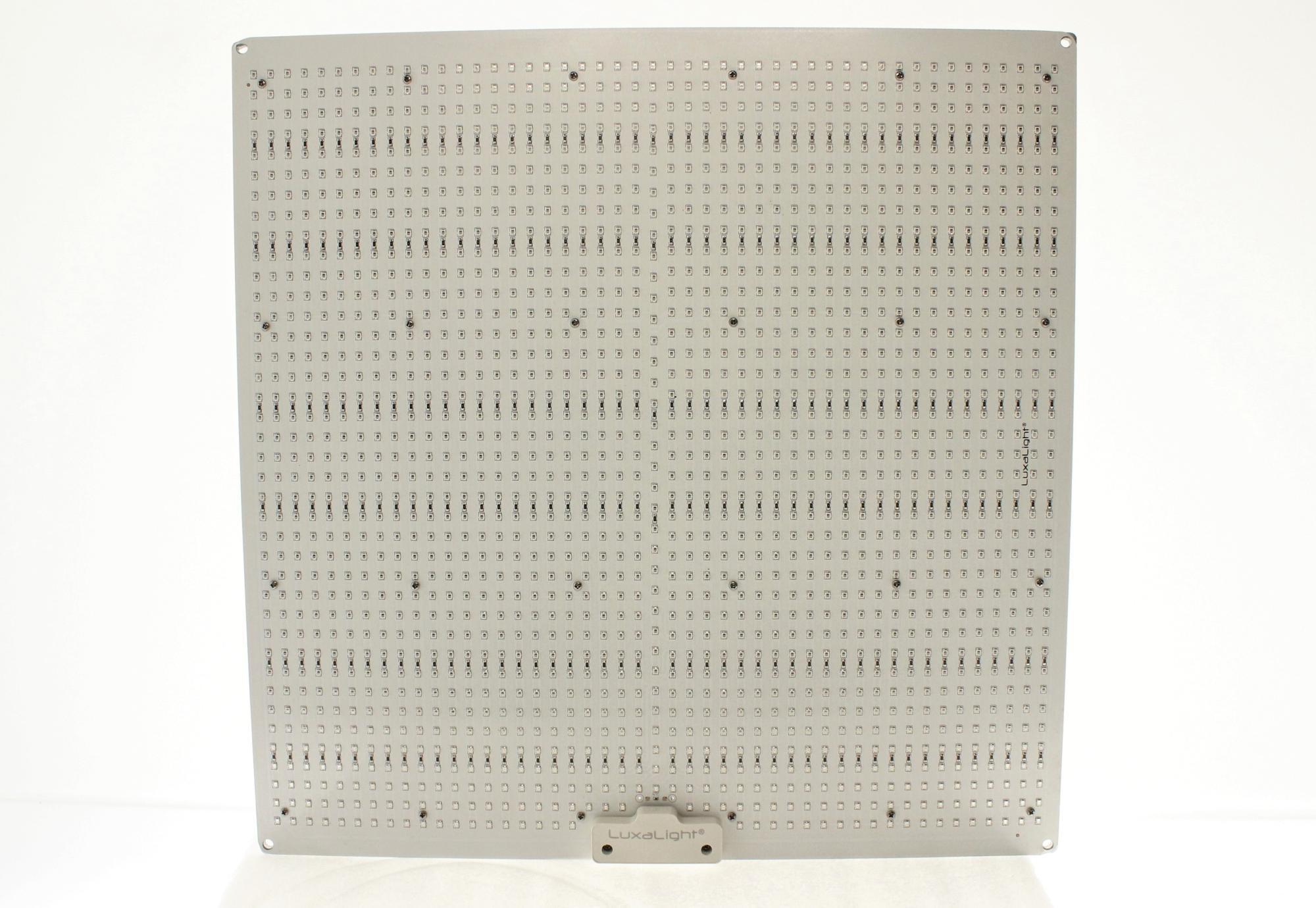 LuxaLight Aluminium LED Panel UV-A 365nm 300W 500 x 500mm Nano Waterproof (48V, 2835, IP64) 