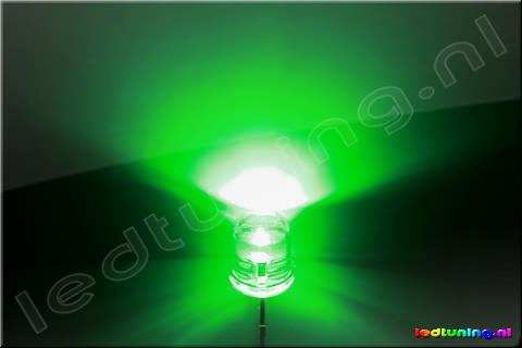 Flat Top LED 5mm 90° 2200mcd Green