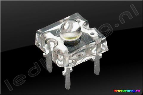 3mm SuperFlux LED 80° 5300mcd Warm Wit
