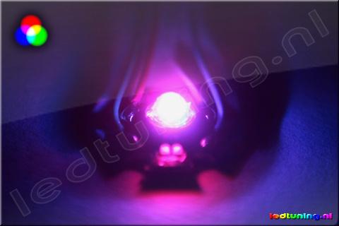 High Power LED 3W 110° 120lm RGB Rood-Groen-Blauw 6-Lead