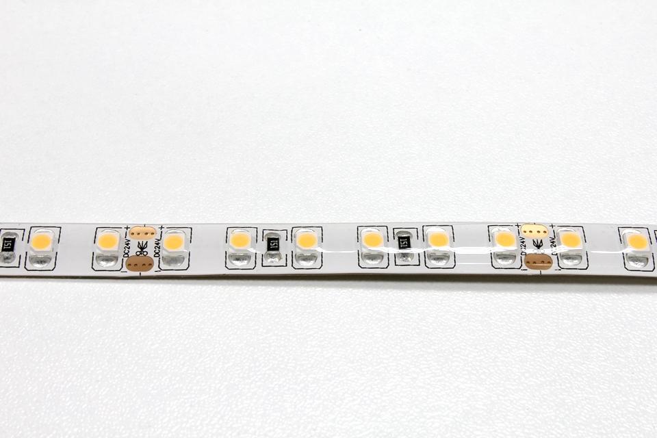 LuxaLight LED-strip Warm White 2700K Protected (24 Volt, 120 LEDs, 3528,  IP64)