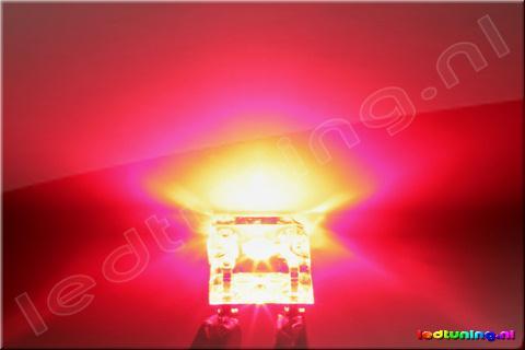 Platte SuperFlux LED 120° 1600 mcd Rood