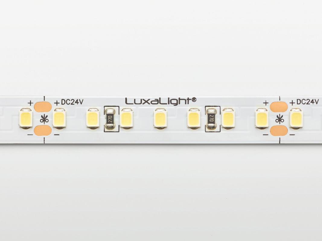 LuxaLight LED-strip Koel Wit 7800K Indoor (24 Volt, 140 LEDs, 2835, IP20)