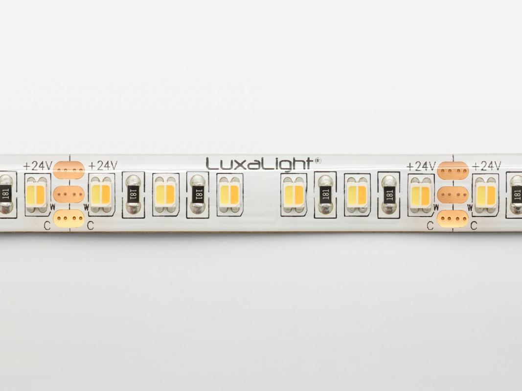 LuxaLight Long Life LED-strip Warm Wit - Koel Wit Kleurtemperatuur Beschermd (24 Volt, 240 LEDs, 3527, IP64)