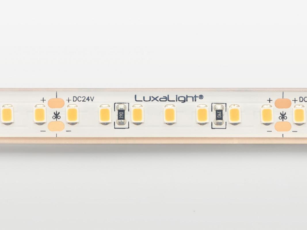 LED-strip Warm White Waterproof (24 Volt, 140 LEDs, 2835, IP68)