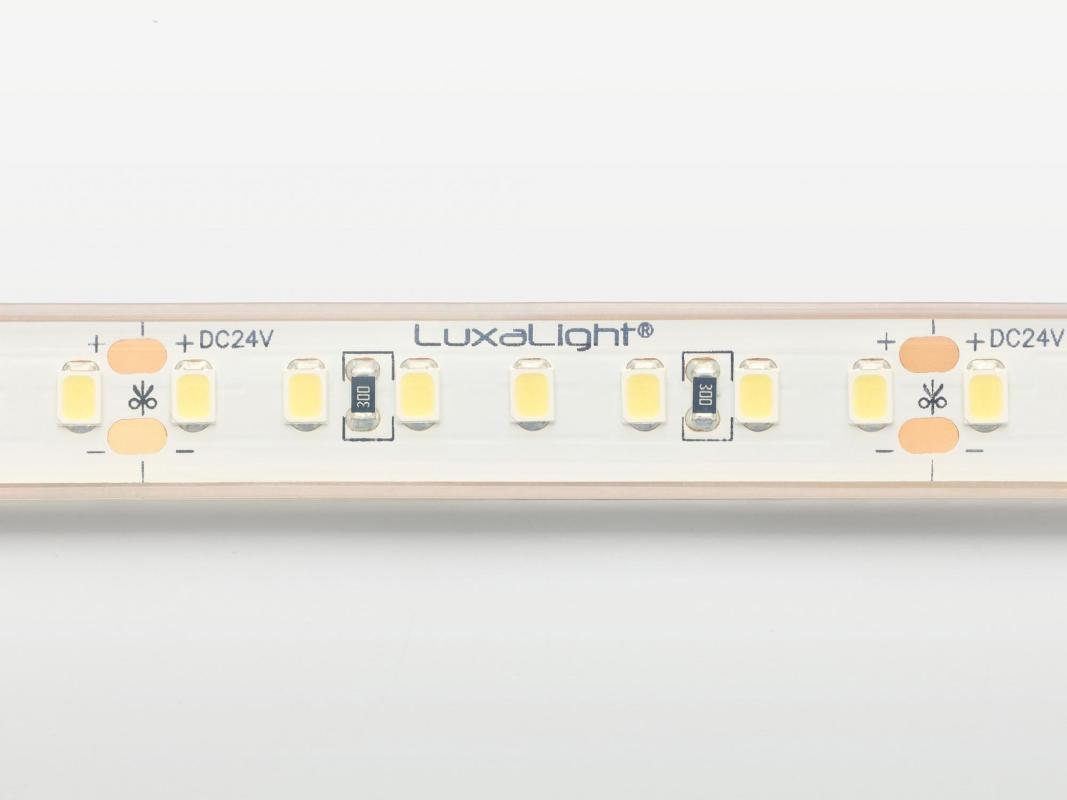 LuxaLight LED-strip Wit 5600K Waterdicht (24 Volt, 140 LEDs, 2835, IP68)