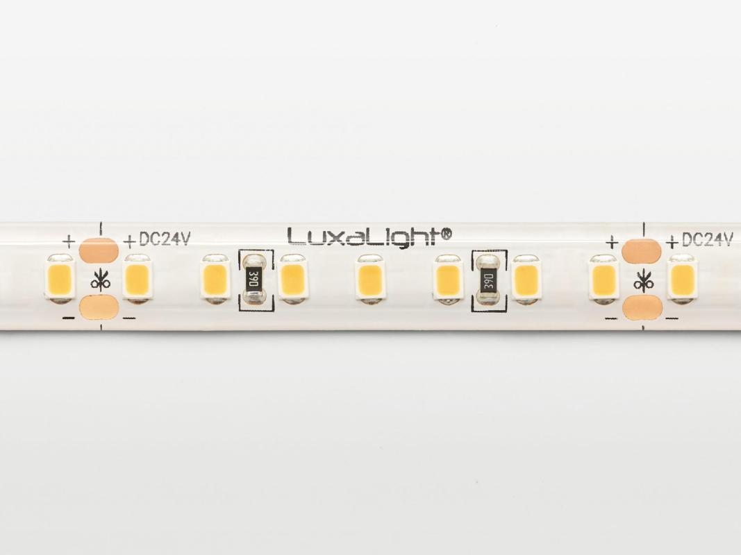 LuxaLight Long Life LED-strip Neutral White Protected (24 Volt, 140 LEDs, 2835, IP64)