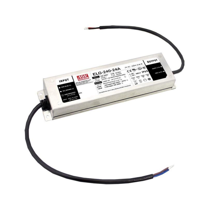 LED Voeding Mean Well DALI Waterdicht, 24 Volt 10A 240 Watt