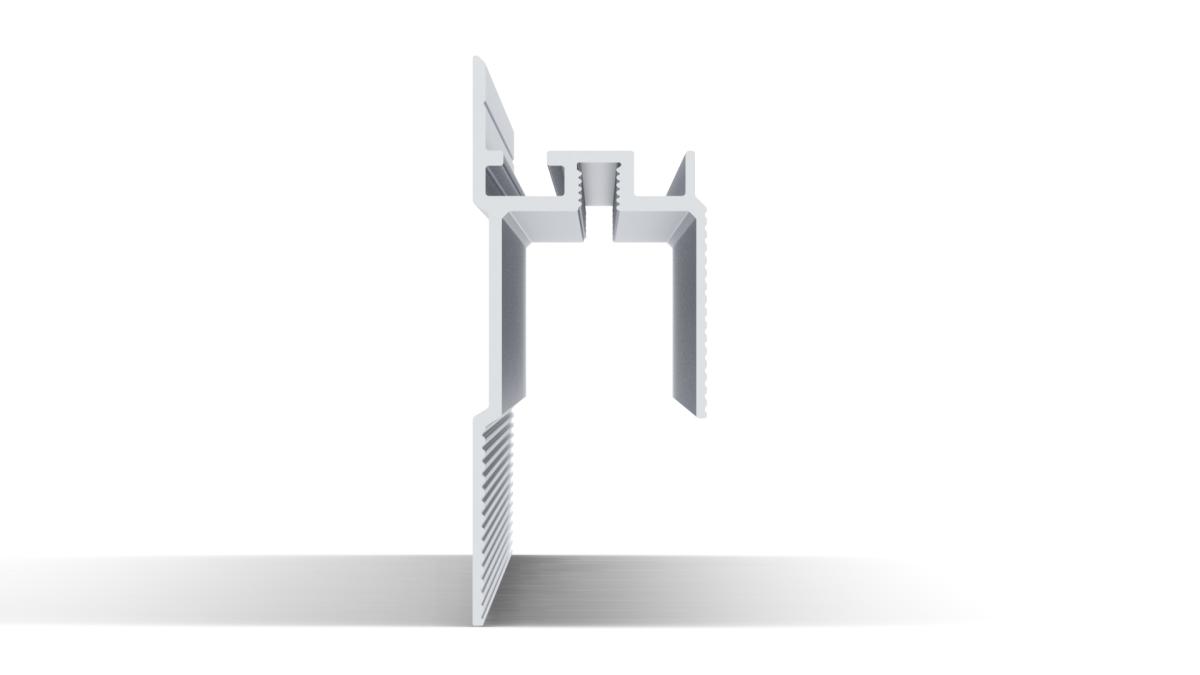 Plasterboard Base Coveprofile, WALL INSTALLATION 3 Meter