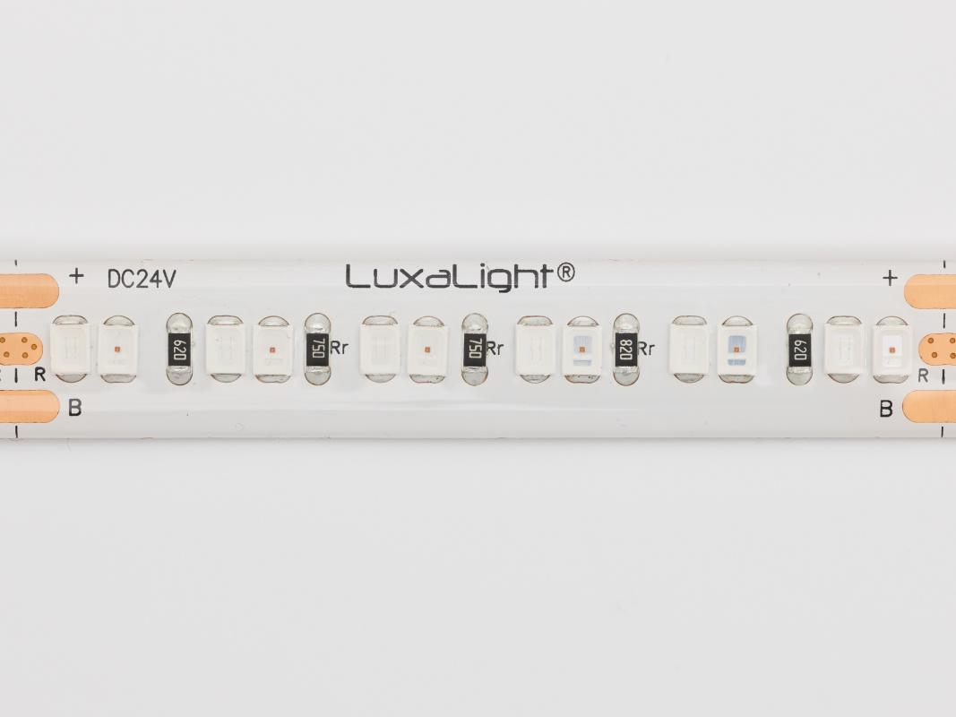 LuxaLight LED-strip 24V Rood Groen Beschermd 2835 (24 Volt, 192 LEDs, 2835, IP64) 
