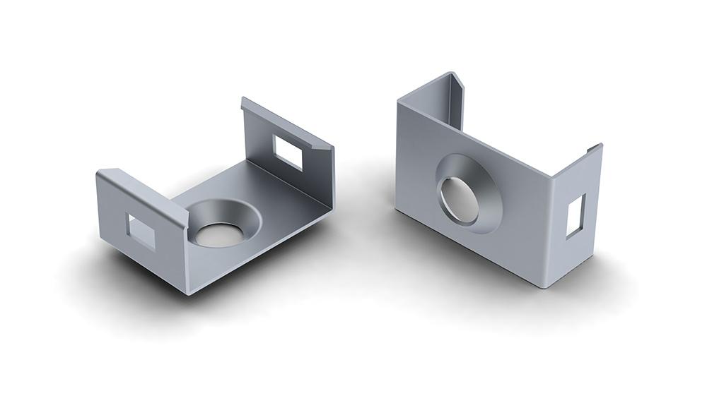 Stainless Steel Mounting Clip for LED-strip Profile 17.5mm x 7mm
