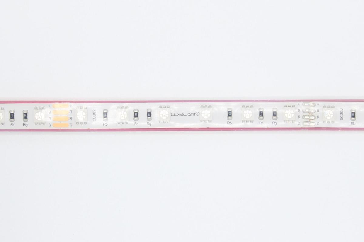 LuxaLight LED-strip Full Color Waterdicht (30 Volt, 60 LEDs, 5050, IP68)