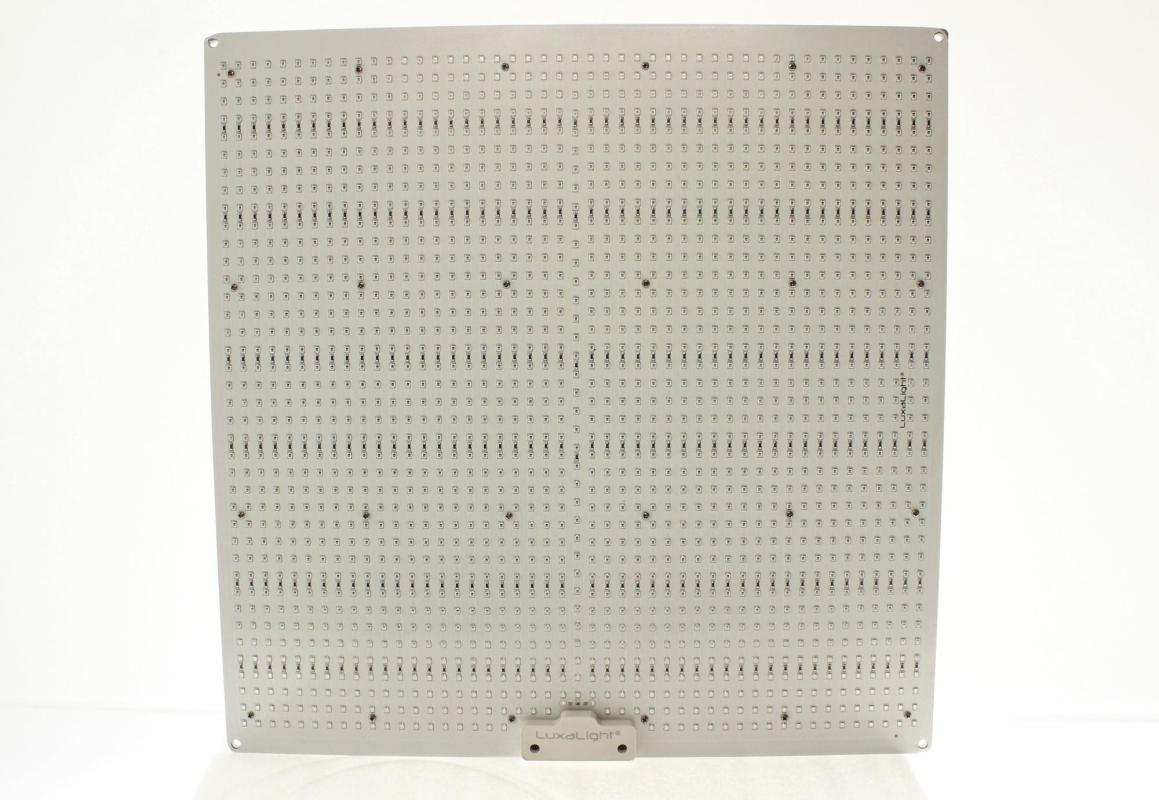 LuxaLight Aluminium LED Panel UV-A 365nm 300W 500 x 500mm Nano Waterproof (48V, 2835, IP64) 