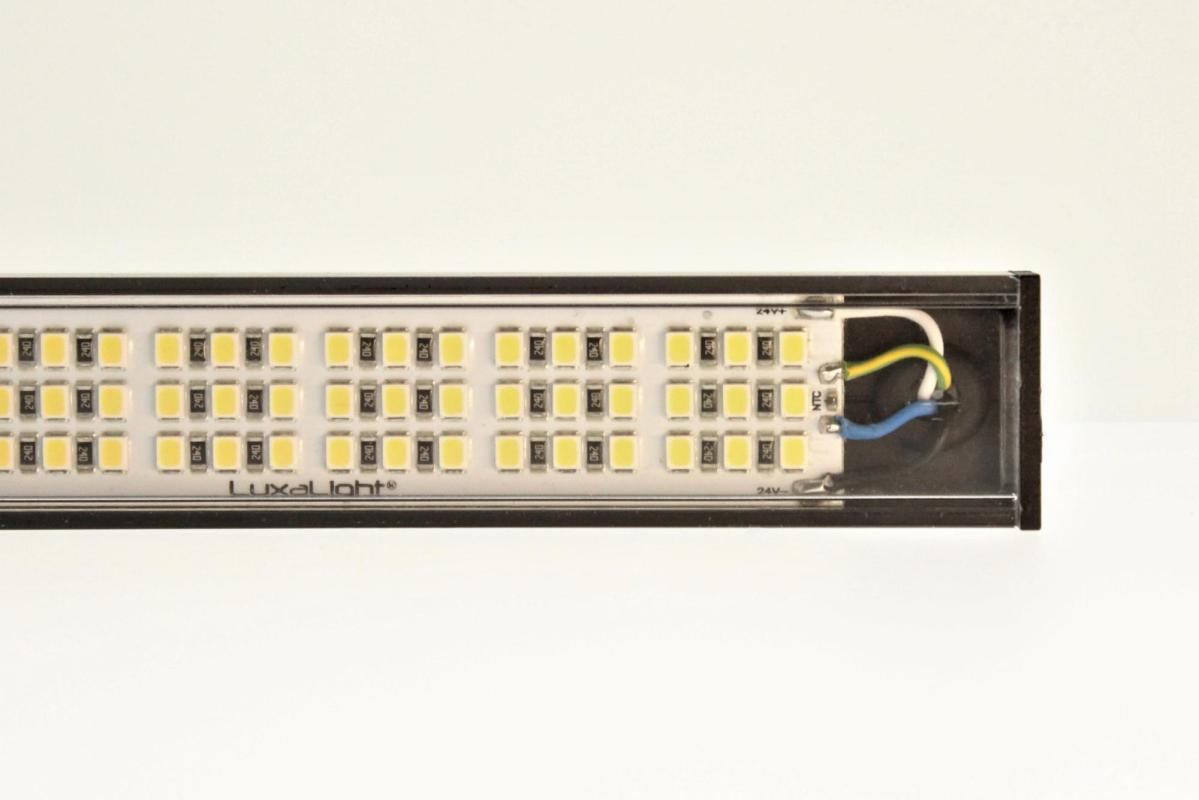 LuxaLight Industriële LED Armatuur Transparant cover Neutraal Wit Volledig Spectrum 4800K 24.2x16mm (24 Volt, 2835, IP64) 