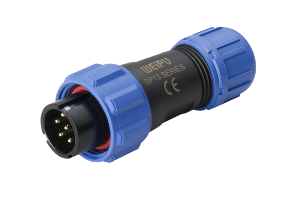 Connector Waterproof Plug Male 2 contacts 