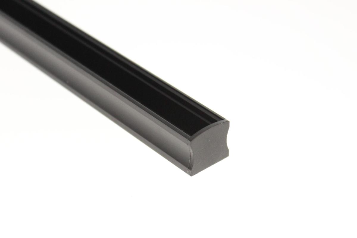 LED-strip Profile 3 Meter 17.5mm x 15mm Surface mounted black