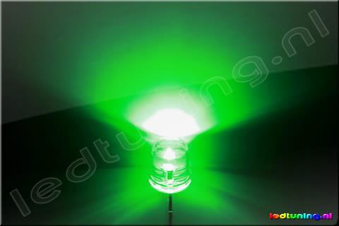 Flat Top LED 5mm 90° 2200mcd Green