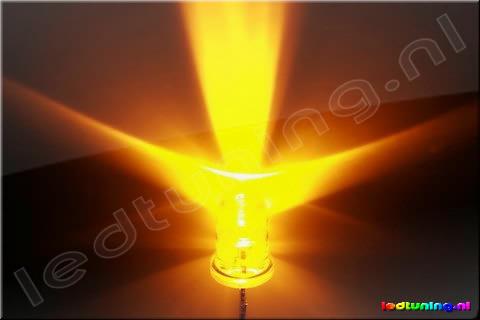 Round Flash-LED 5mm 15° 9000mcd Yellow