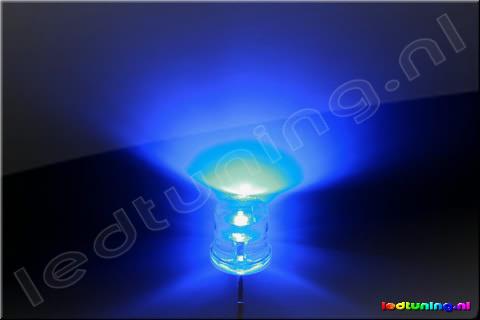 Vlakke Top LED 5mm T1¾ 90° 1700mcd Blauw