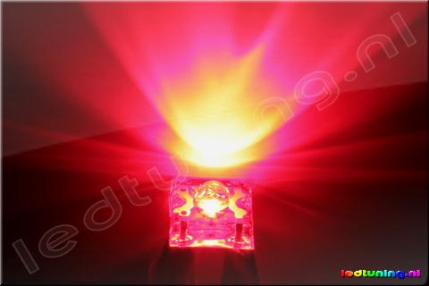 3mm SuperFlux LED 75° 4500mcd Rood