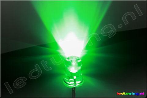 Round LED 5mm 30° 10000mcd Green
