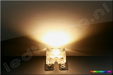 3mm SuperFlux LED 80° 5300mcd Warm White