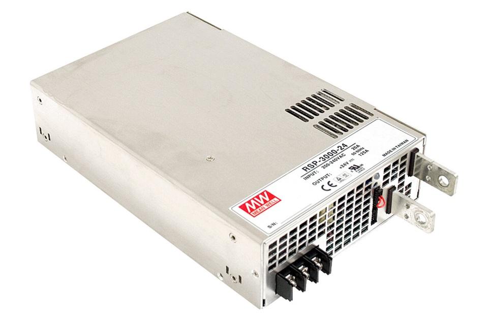 LED Power Supply Mean Well Open Frame, 24 Volt 125A 3000 Watt