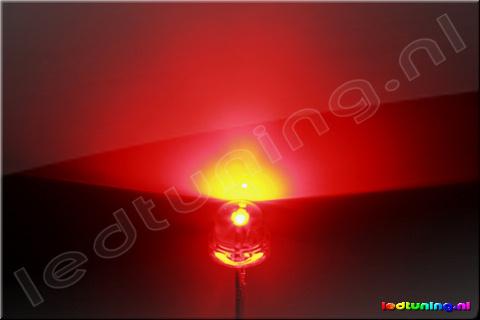 Strawhat LED 120° 5mm 2000mcd Red