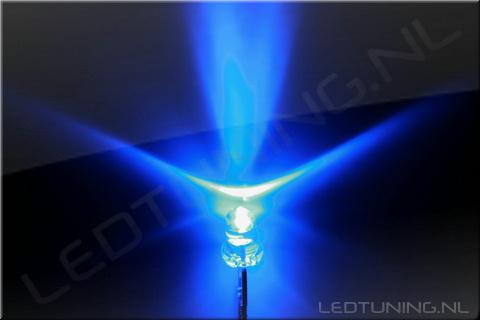 Round LED 3mm 25° 6800mcd Blue