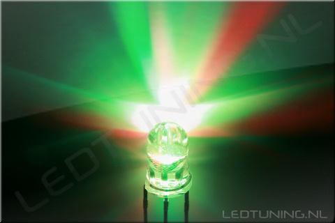 Bi-color 5mm LED Red-Green C.C.