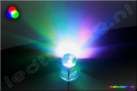 Full-color 5mm LED RGB Red-Green-Blue C.A.