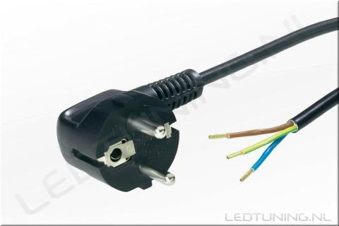 EU Power cable (power cord) earthed
