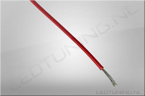 Draad 0.5mm² Rood