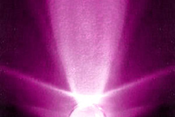 Pink (Gan blue-emmiting chip, with a red emitting phosphor layer)
