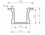 LED-strip Profiel 3 Meter 17.5mm x 15mm Inbouw