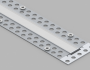LED-strip Plasterboard Profile 3 Meter 17.5mm x 19mm