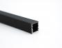 LED-strip Profile 3 Meter Black 17.5mm X 19mm Surface Mounted