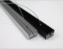 LED-strip Profile 3 meter 24.2mm x 16mm Surface Mounted Black