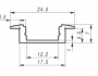 LED-strip Profiel 2 Meter 17.5mm x 7mm Inbouw