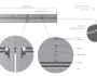 Plastic Wall Mount for Round Profile 24mm x 24mm