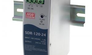 Mean Well Industrial DIN rail power supply 24 Volt 5A 120 Watt