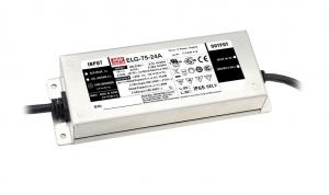  LED Power Supply Mean Well DALI Waterproof, 24 Volt 3.15A 75 Watt