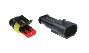 SUPERSEAL Connector, 2 Polig, Set