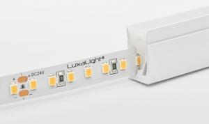 LuxaLight Long Life LED Neon Flex Flat View Warm White 2600K (24 Volt, 120 LEDs, 2835, IP67)
