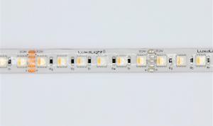 LuxaLight LED-strip Full-color RGB + Warm Wit (2700-2900K), RGBWW High Power Beschermd (24 Volt, 96 LEDs, 5050, IP64)