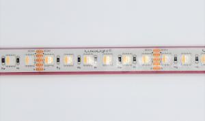 LuxaLight LED-strip Full-color RGB + Warm Wit (2700-2900K), RGBWW High Power Waterdicht (24 Volt, 96 LEDs, 5050, IP68)