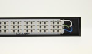 LuxaLight Industrial LED Fixture Quartz Glass UV-A 365nm 24.2x16mm (24 Volt, 2835, IP64)
